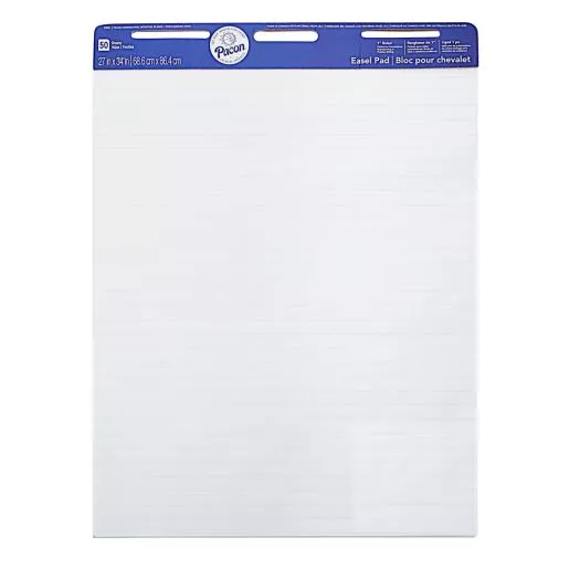 1" Ruled Chart Tablet - 50 Sheets