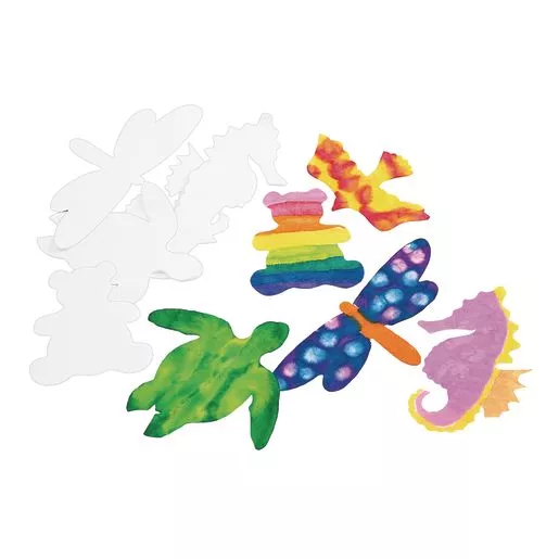 100 Liquid Watercolor™ Diffusing Paper Shapes