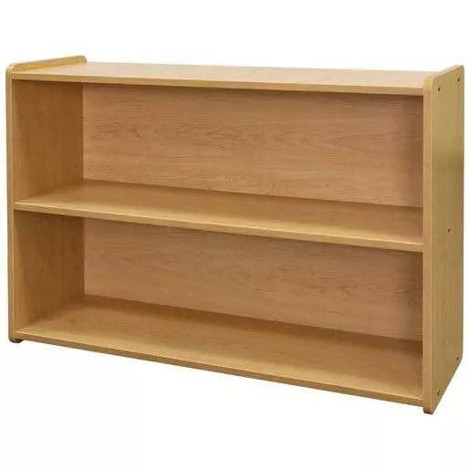 2-Shelf Storage Unit, 30"H - Maple/Maple, Assembled