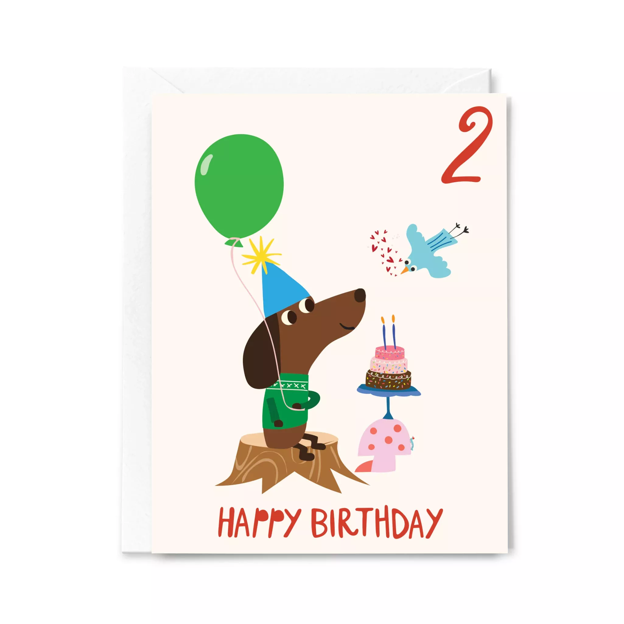 Age 2 Birthday Card