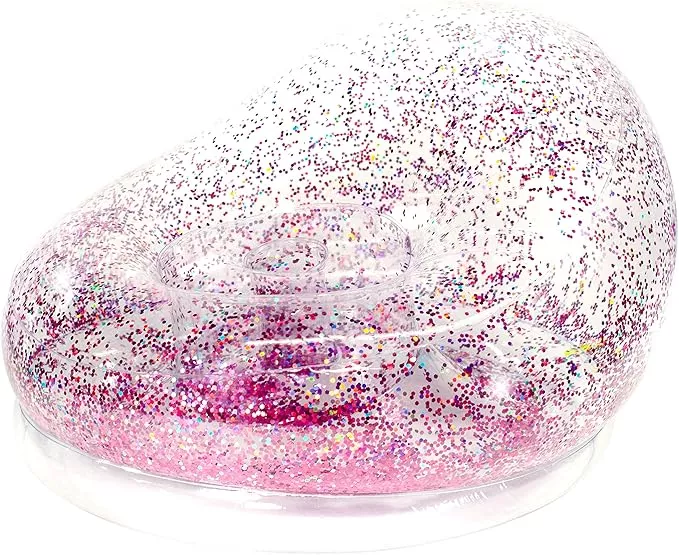 Air Candy Inflatable Glitter Chair