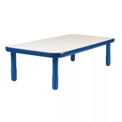 Angeles BaseLine 30" x 72" Rectangle Table, 18"H - Blue