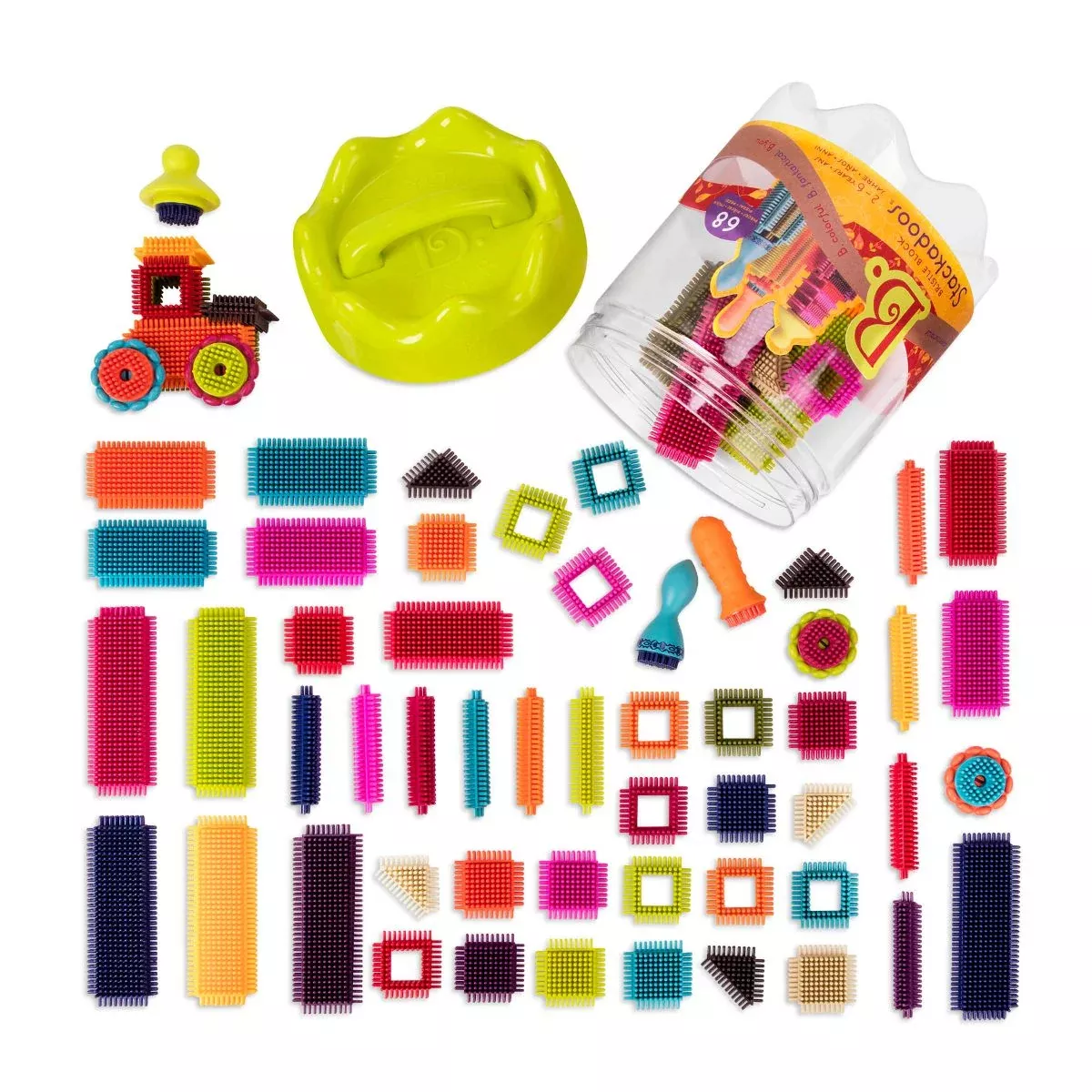 B. toys – Bristle Blocks Stackadoos