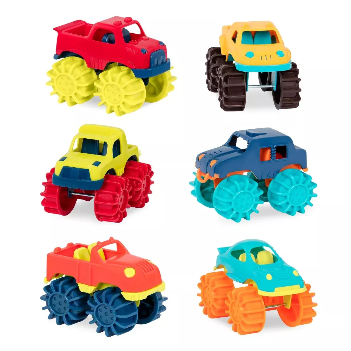 B. toys – Mini Monster Trucks