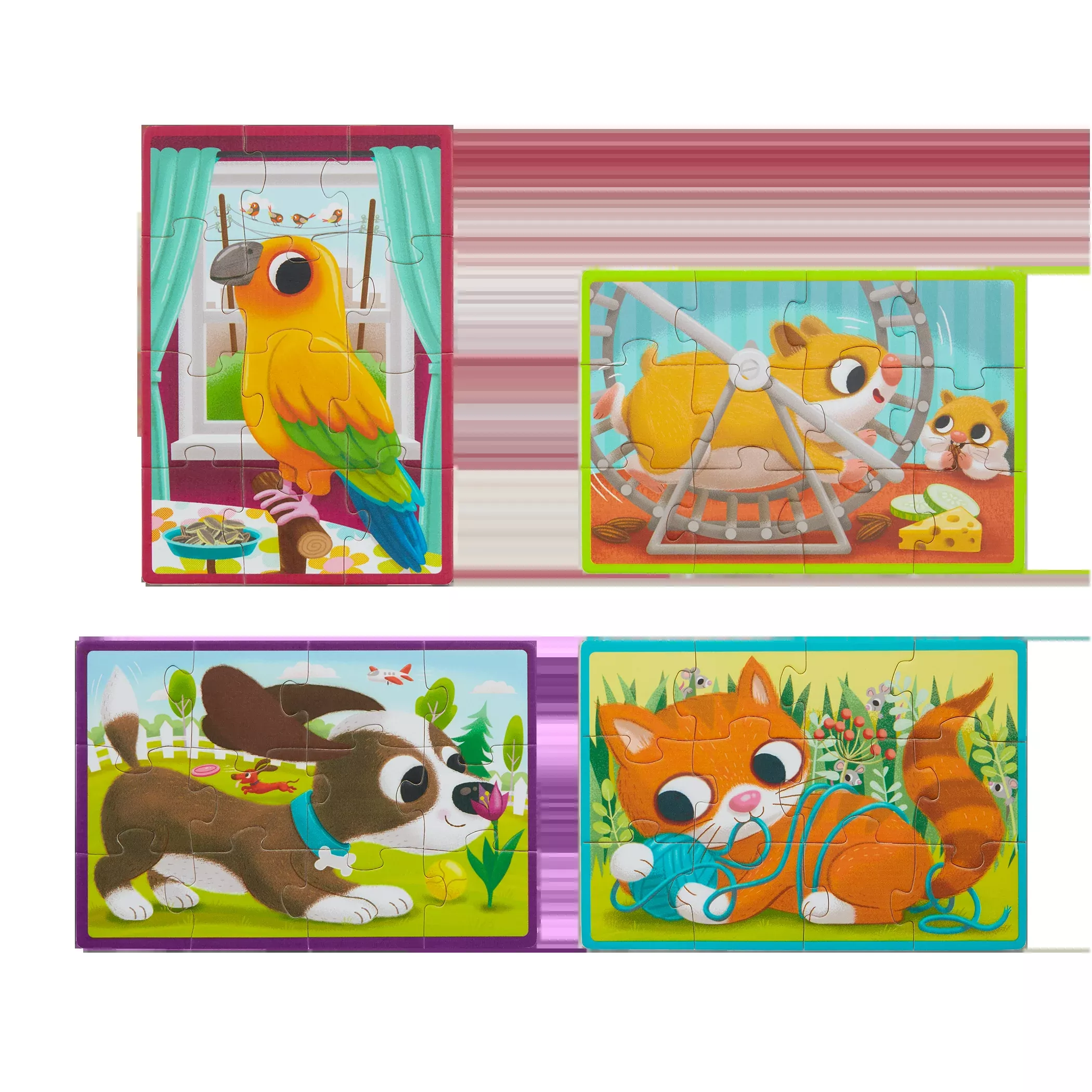 B. toys – Pack o' Puzzles - Pets