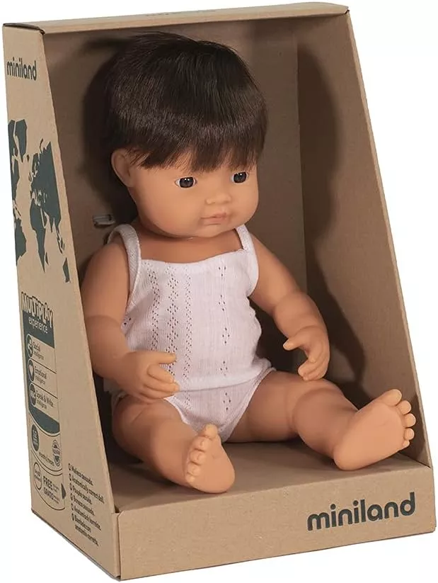 Baby Doll Brunette Anatomically Correct Boy 15