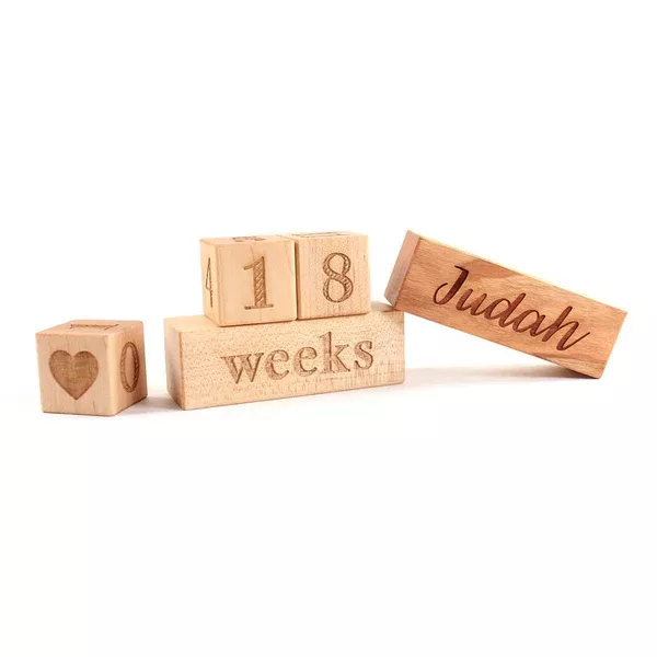 Baby Milestone Blocks