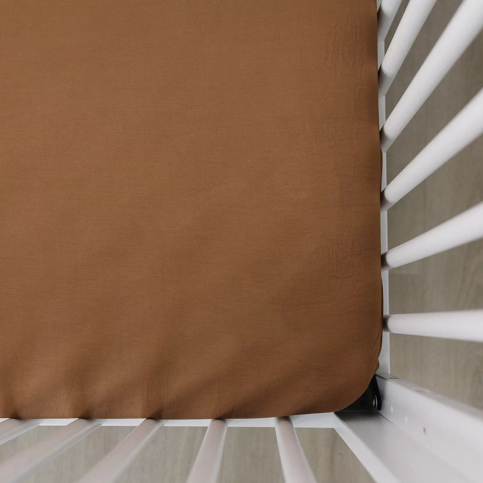 Bamboo Stretch Crib Sheet | Mustard