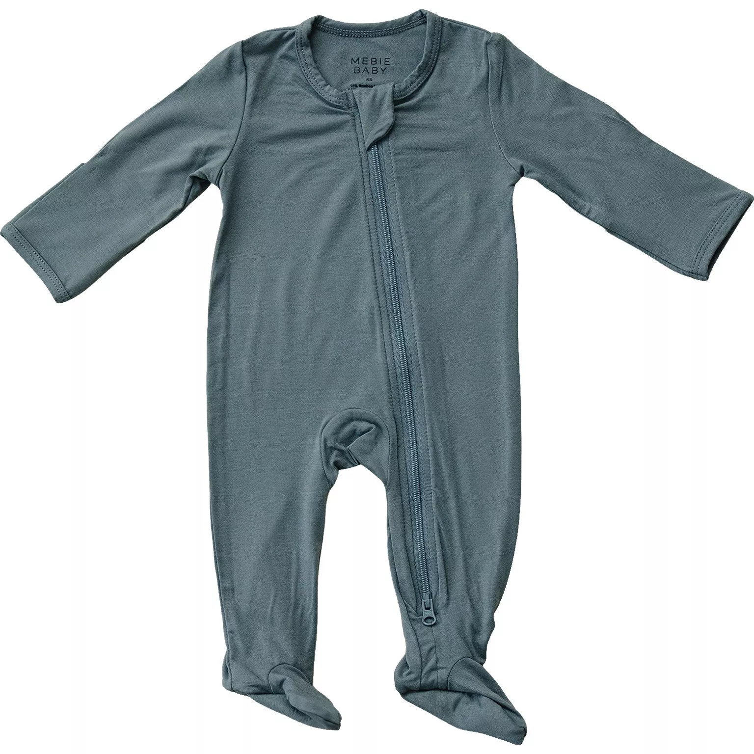 Bamboo Zipper | Dusty Blue