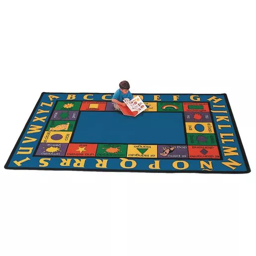 Bilingual 5'10" x 8'4" Rectangle Premium Carpet