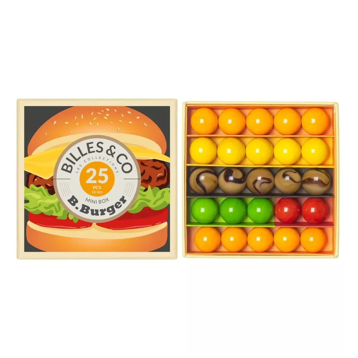 Billes & Co Marble Treasure Mini Box - B-Burger, Small