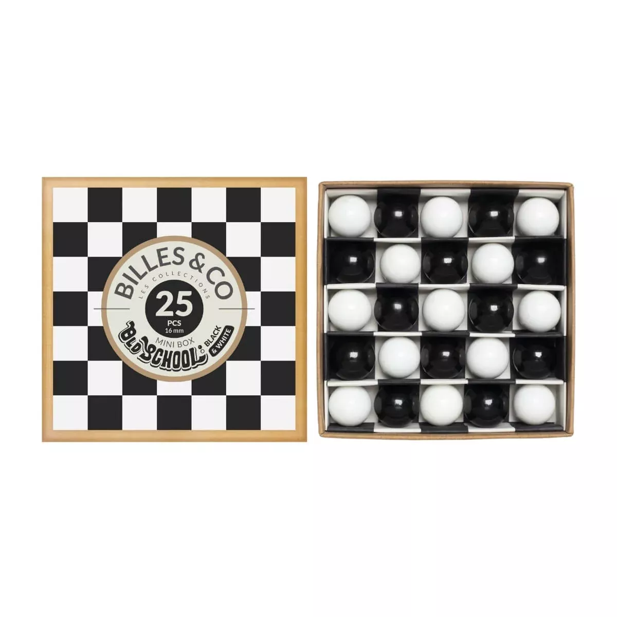 Billes & Co Marble Treasure Mini Box - Old School, Small
