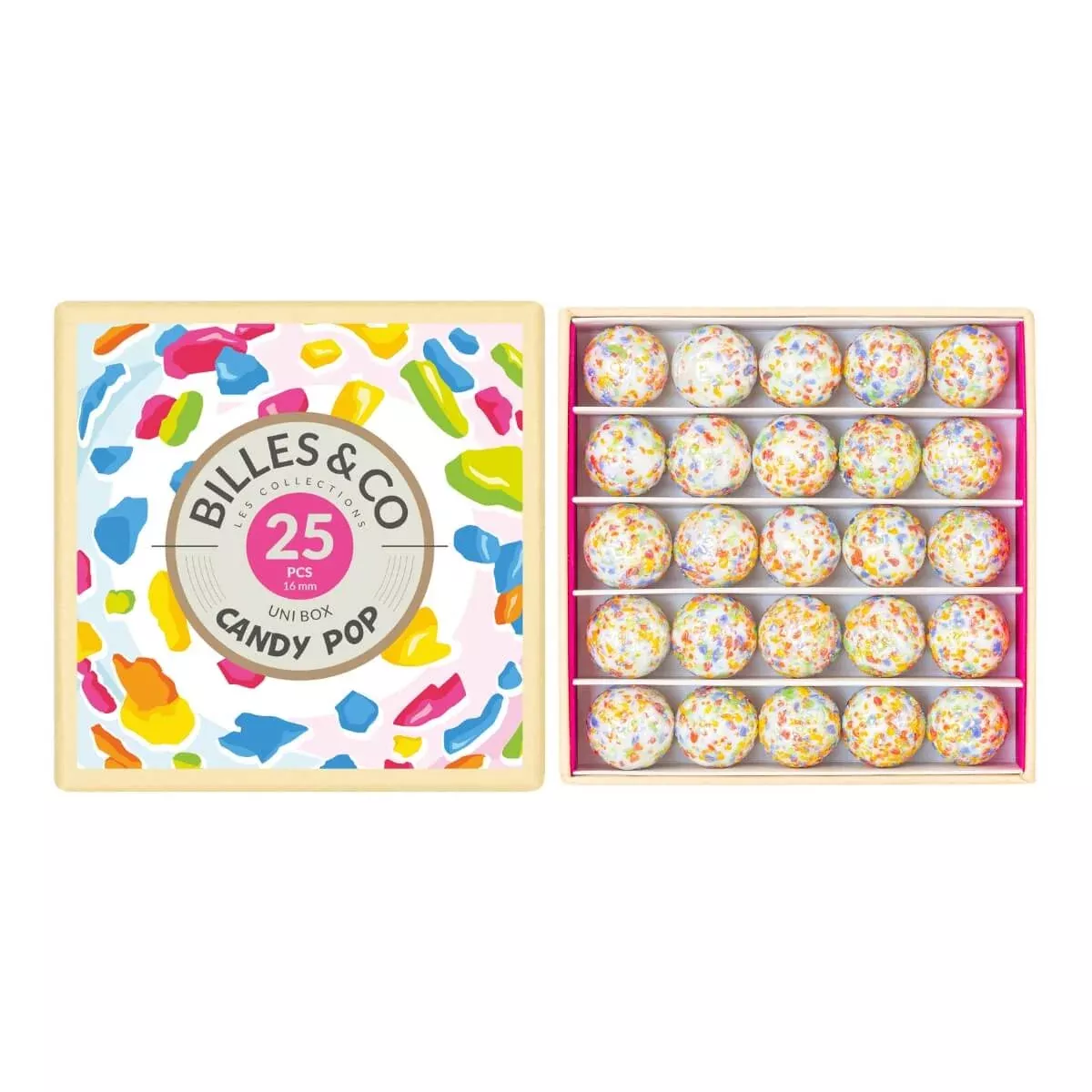 Billes & Co Marble Treasure Uni Box - Candy Pop, Small