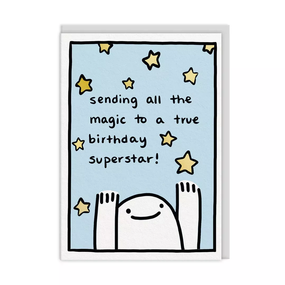Birthday Superstar Greeting Card