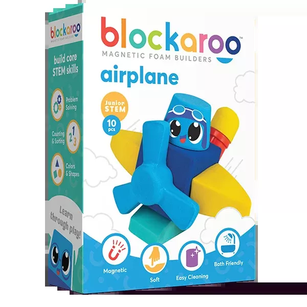Blockaroo Magnetic Foam Blocks - Plane