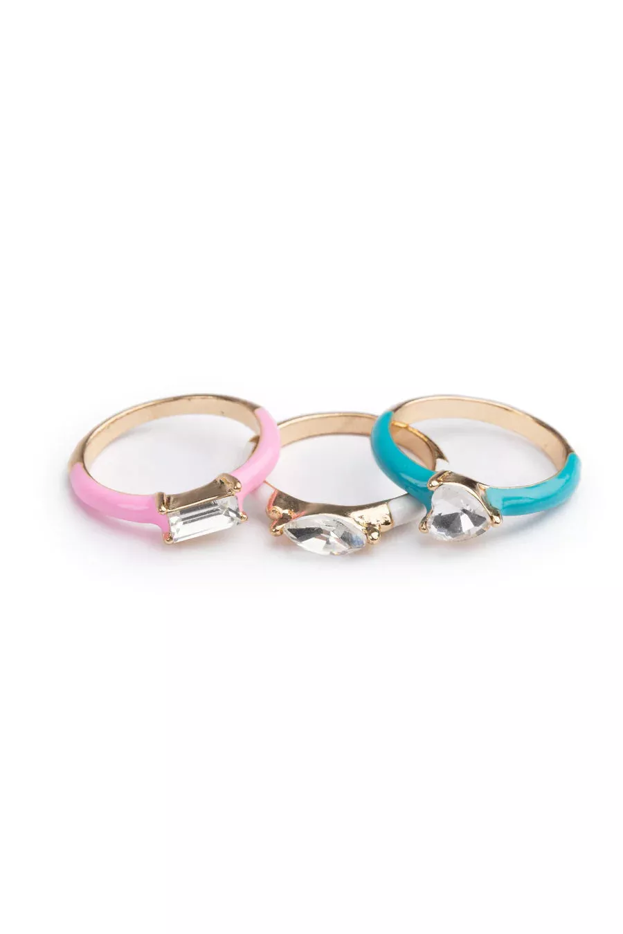 Boutique Chic Crystal Cool Ring Set