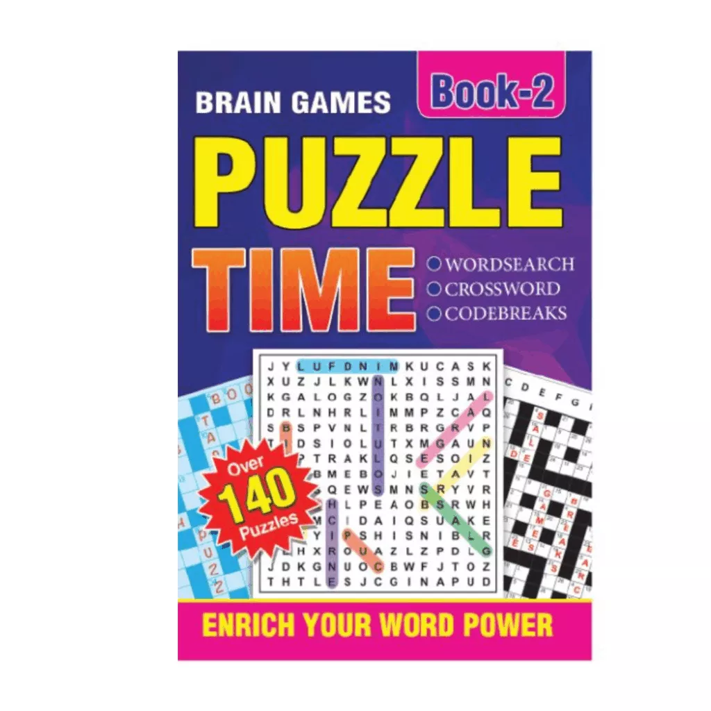 Brain Games Puzzle Time Book 2