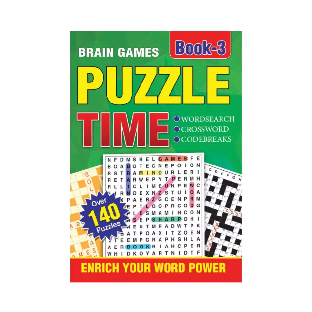 Brain Games Puzzle Time Book 3