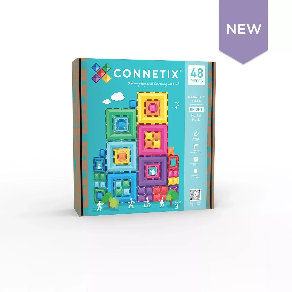 Bright Portal Pack 48 pc - Connetix