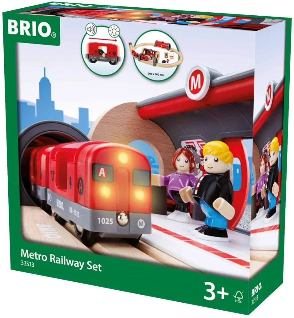 Brio Metro Railway Set
