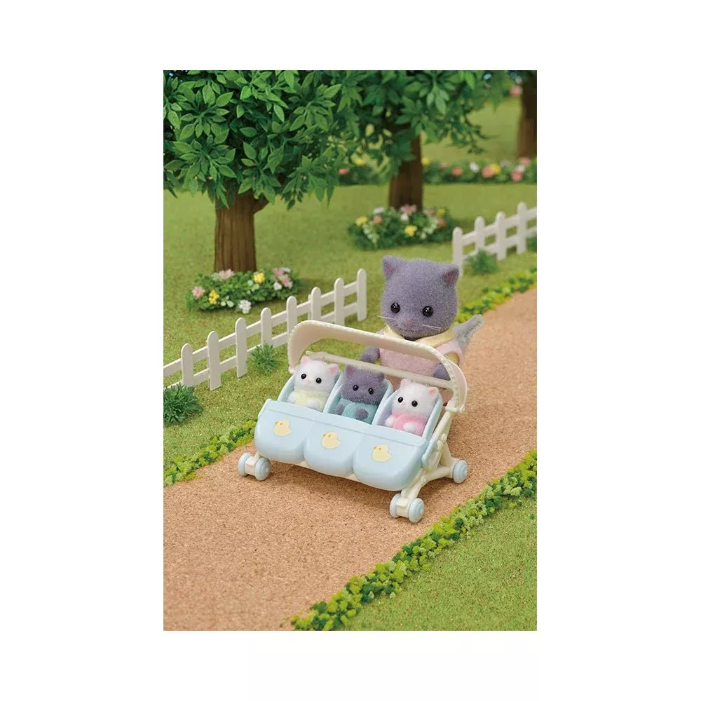 Calico Critters Triplet Stroller