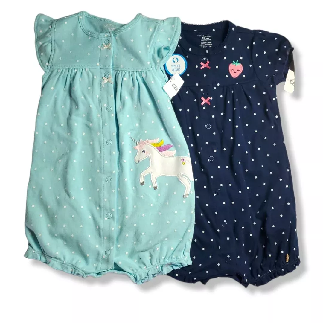 Carter's Romper Bundle Size 12M