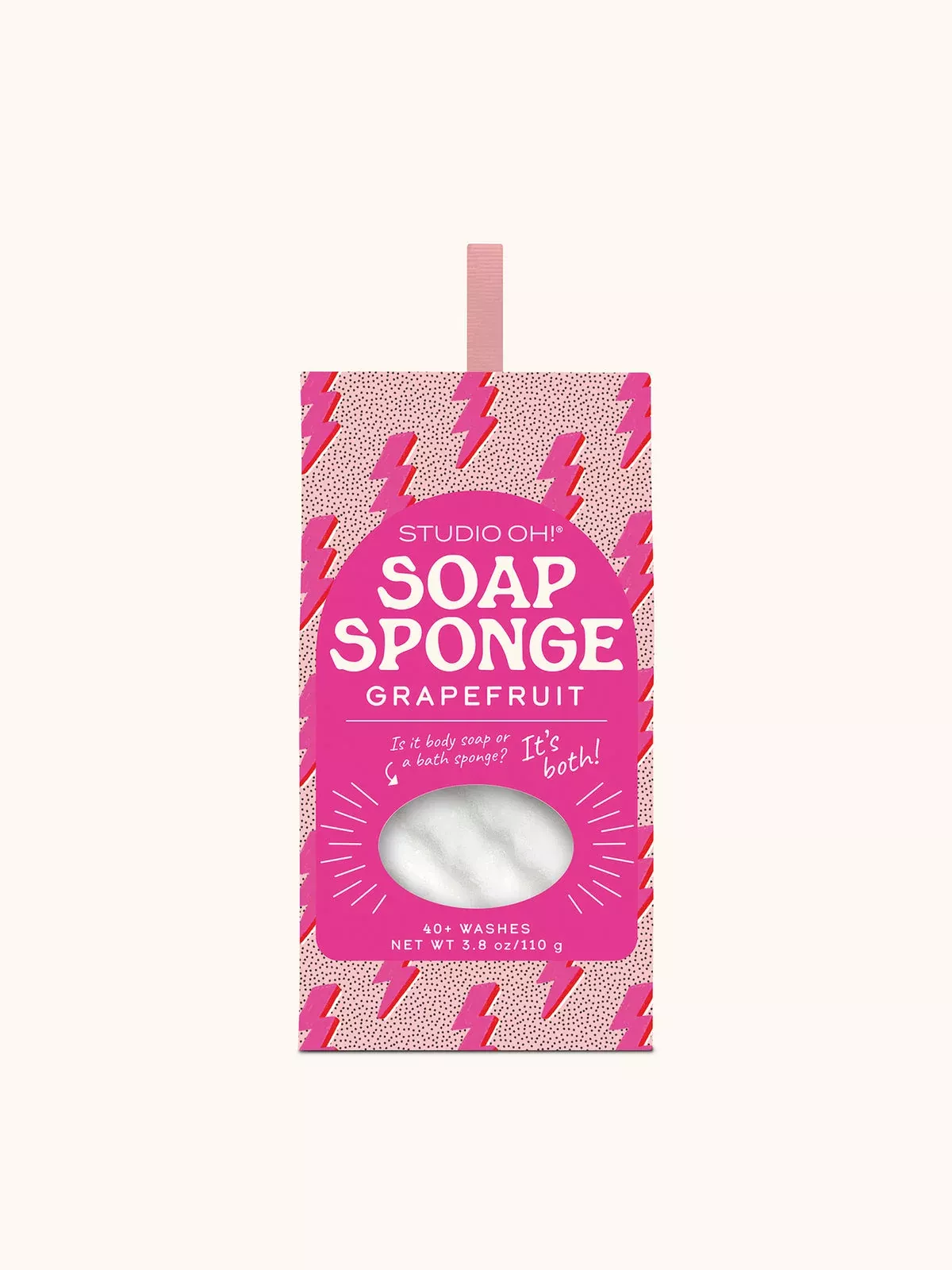 Charged Up Soap Sponge (Grapefruit)