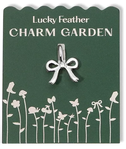 Charm Garden - Bow Charm - Silver
