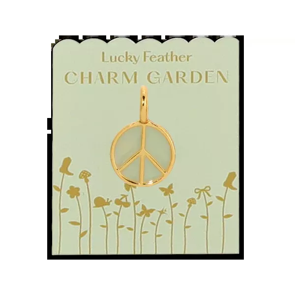 Charm Garden - Peace Charm - Gold