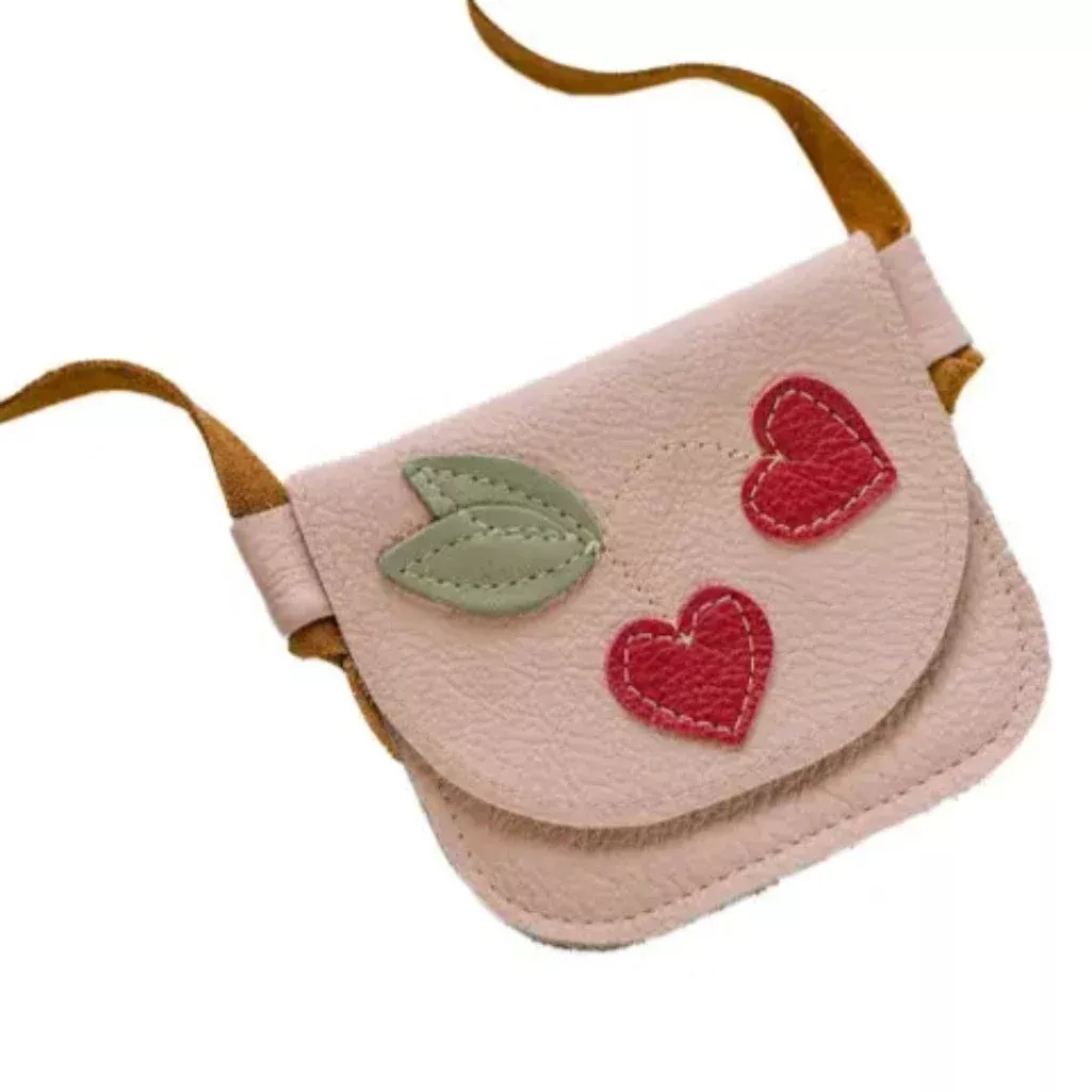 Cherry Leather Purse