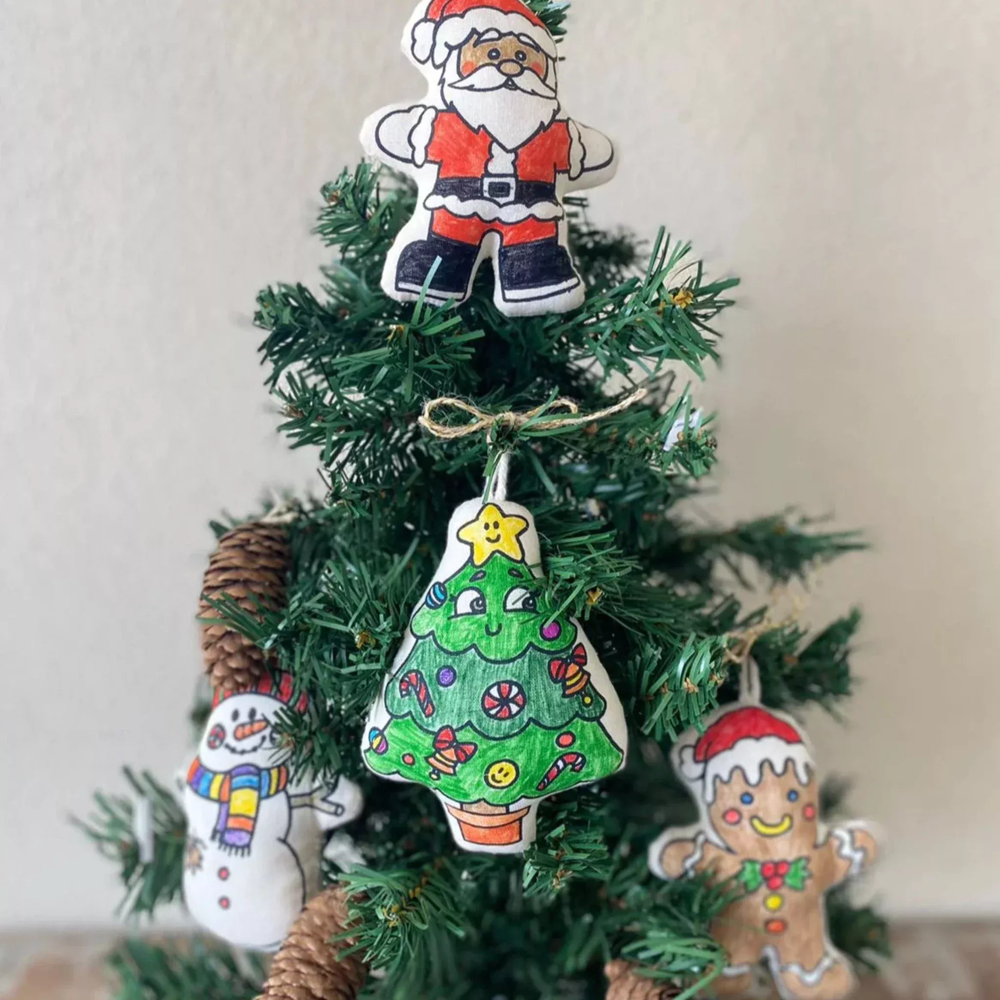 Christmas Ornament Set for Coloring