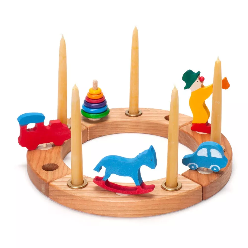 Classic toy ornament set for birthday ring