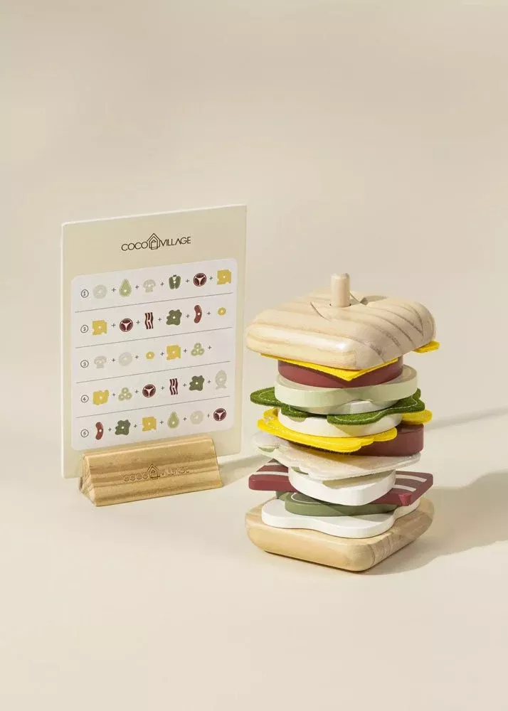 Coco Village Wooden Stackable Sandwich