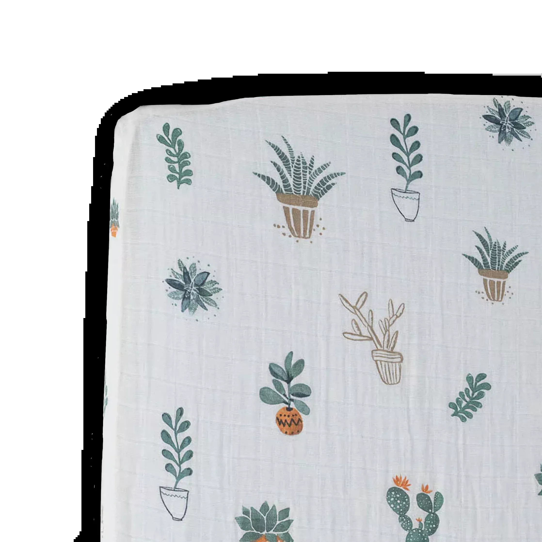 Cotton Muslin Crib Sheet - Prickle Pots