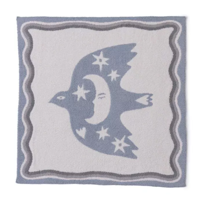 CozyChic Desert Bird Receiving Blanket - Surf Spray Multi