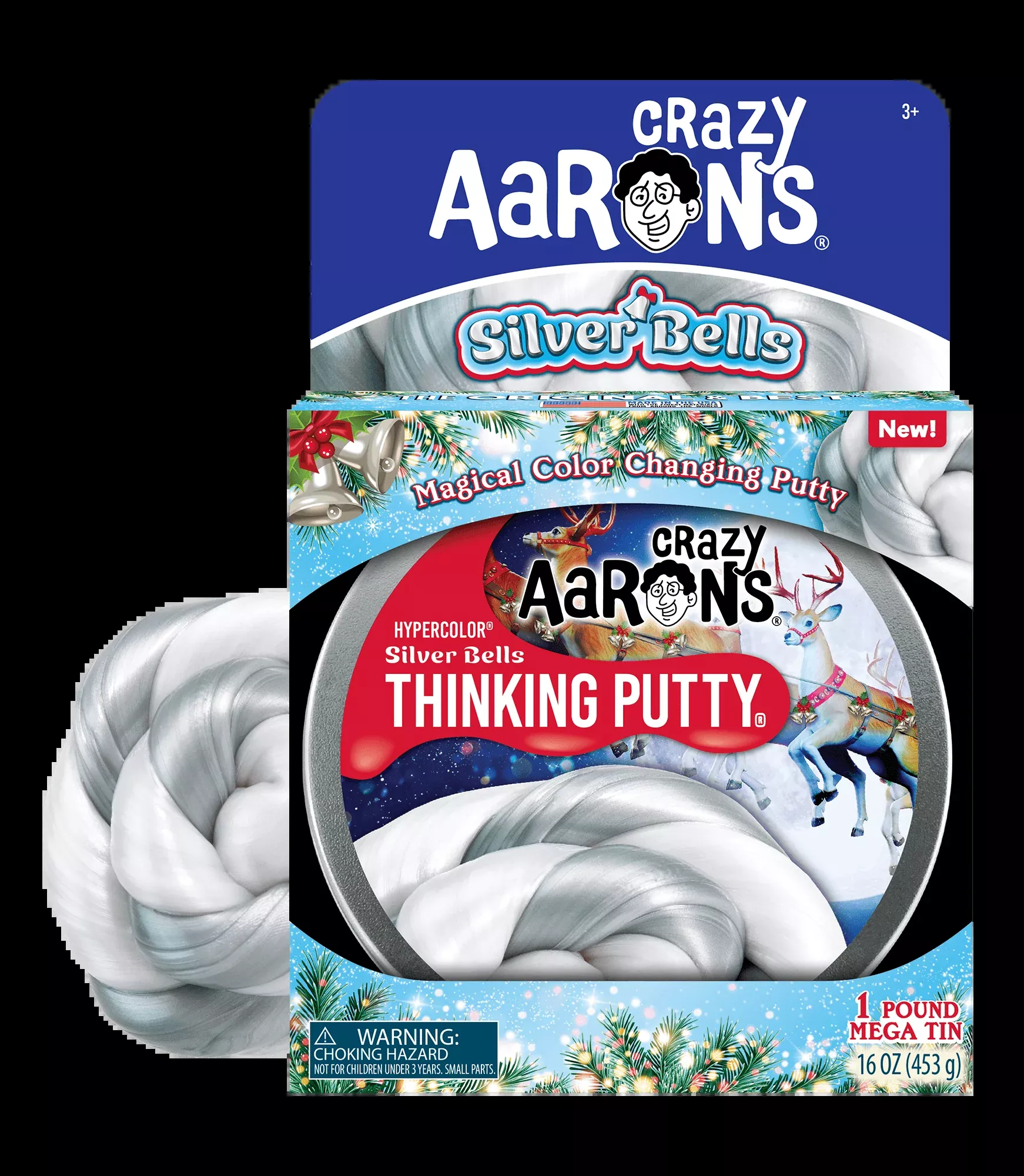Crazy Aaron's Mega 1 Pound - Silver Bells