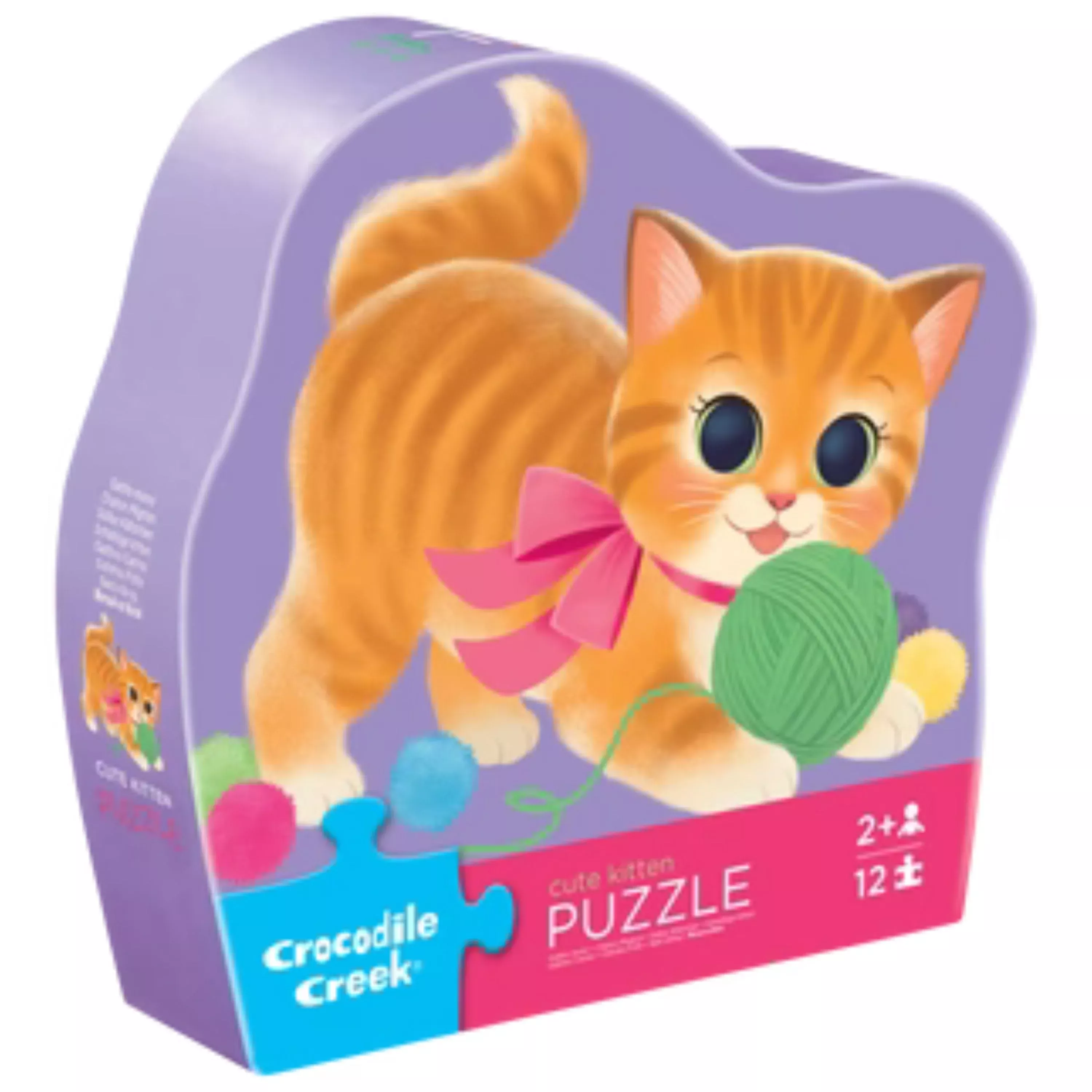 Crocodile Creek 12pc Mini Puzzle - Cute Kitten
