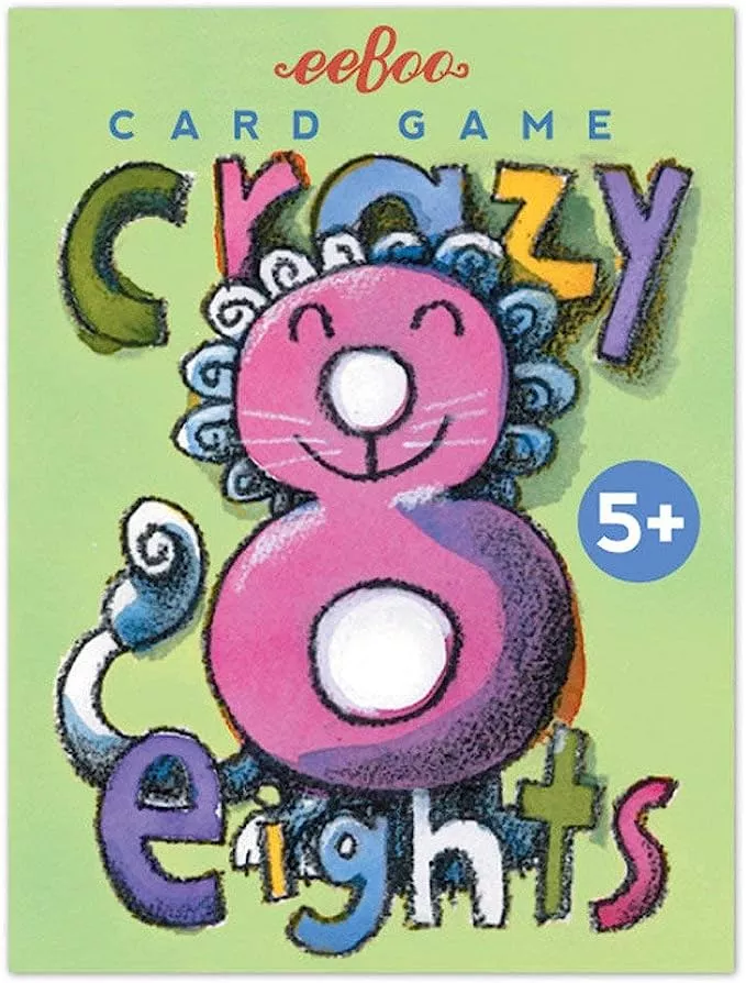 Deck of Mini Crazy 8 Eights cards