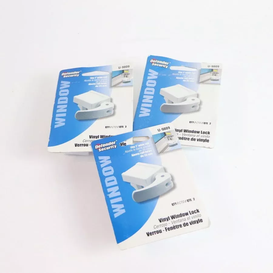 Defender Security Vinyl Window Locks