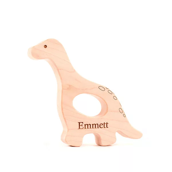 Dinosaur Wood Teether