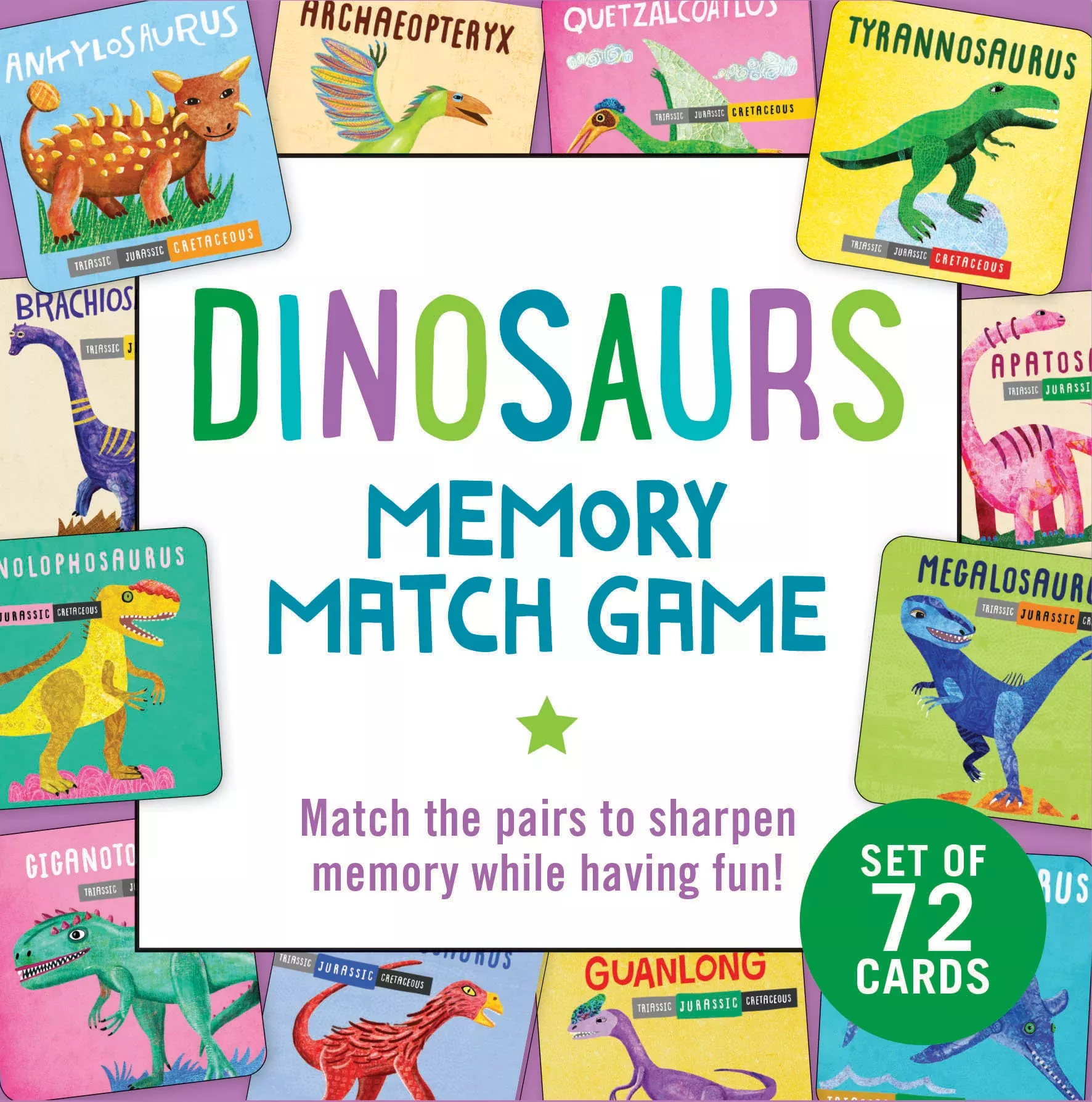 Dinosaurs Memory Match Game