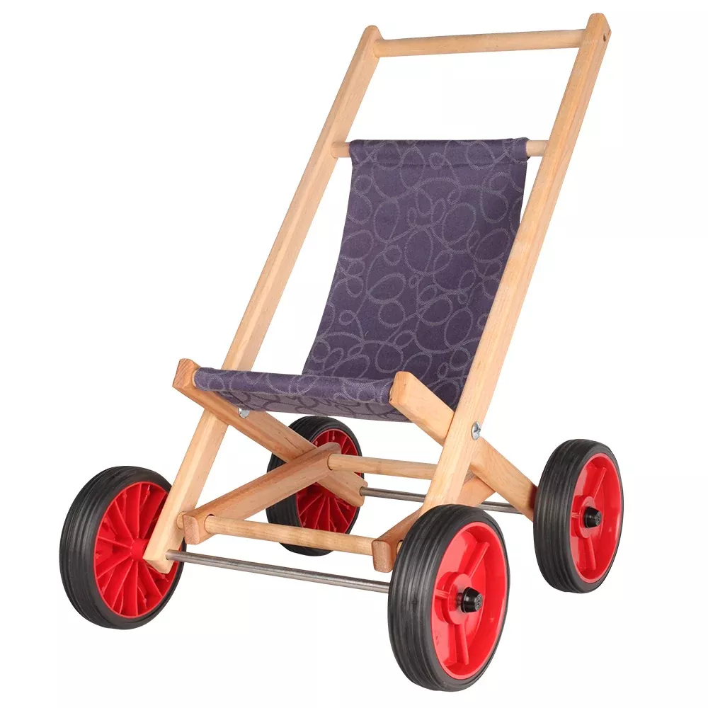 Doll stroller purple