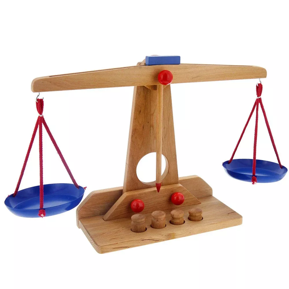 Drewart Wooden Scale with Weights
