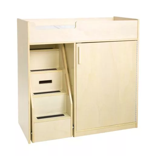 Environments Toddler Changing Table with Stairs - Assembled