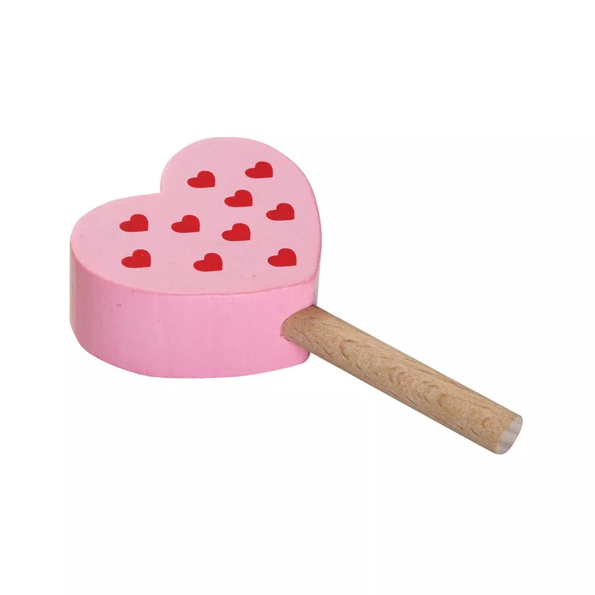 Erzi Raspberry Heart Ice Block Lolly