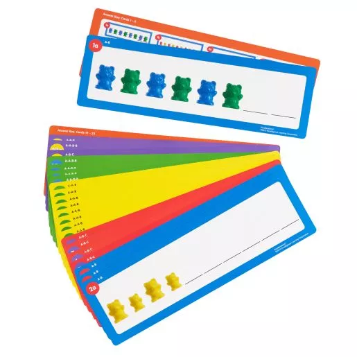 Excellerations Counting Bear Pattern Cards - Set of 25