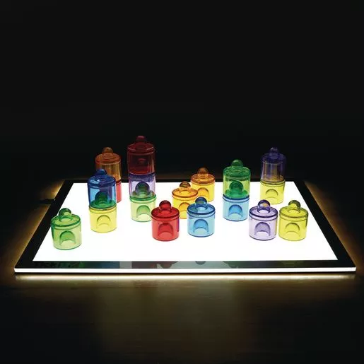 Excellerations earlySTEM™ Translucent Stacking Pegs