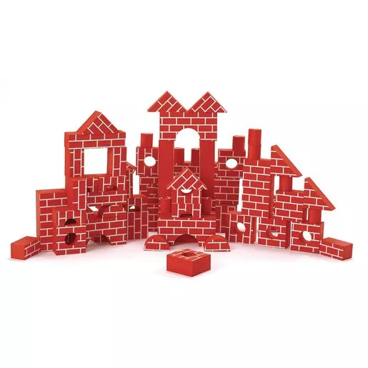 Excellerations Foam Brick Blocks - Set of 68