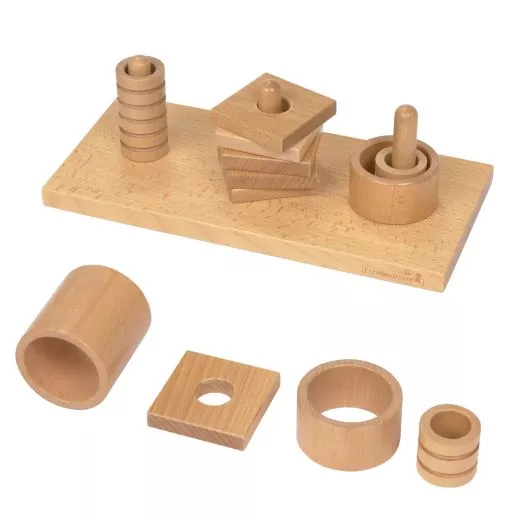 Excellerations NIFTYsystem Three-Peg Board Set