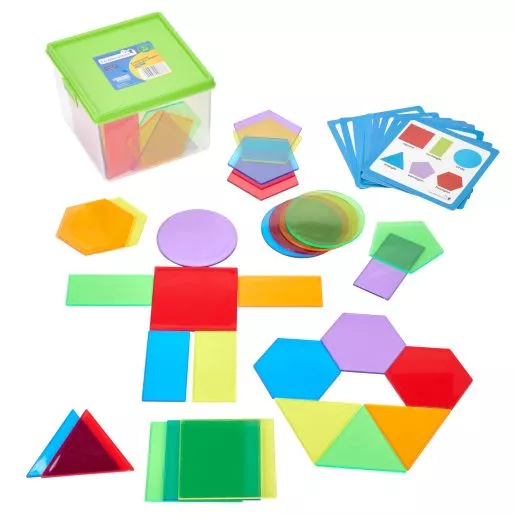 Excellerations STEM Translucent Attribute Shapes 36 Pieces
